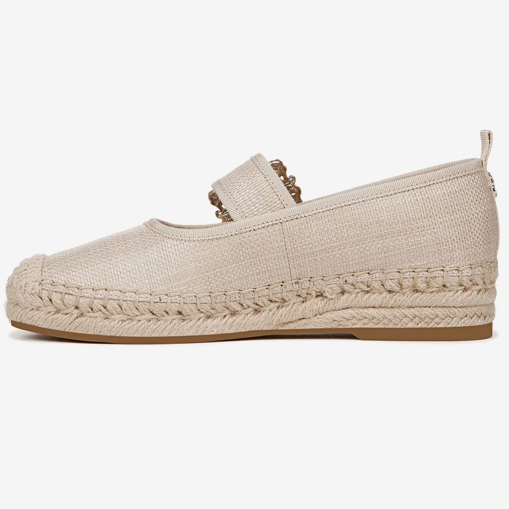 SAM EDELMAN Maddy Espadrille Mary Jane in Light Natural size 7.5 - Picture 3 of 12
